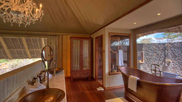 Finch Hattons Luxury Safari Camp · 浴室