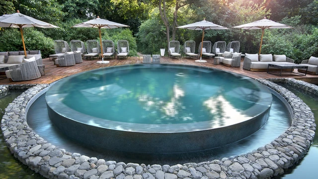 &Beyond Lake Manyara Tree Lodge · 泳池