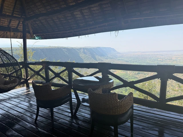 Lake Manyara Kilimamoja Lodge · 露台与景观