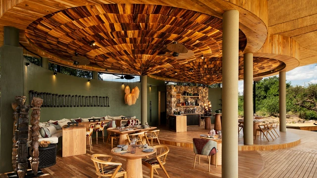&Beyond Grumeti Serengeti River Lodge · 餐厅与用餐环境