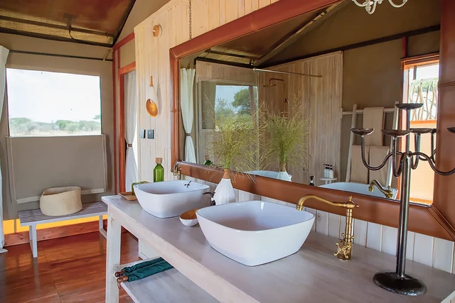 Tamu Tamu Tented Camp · 浴室