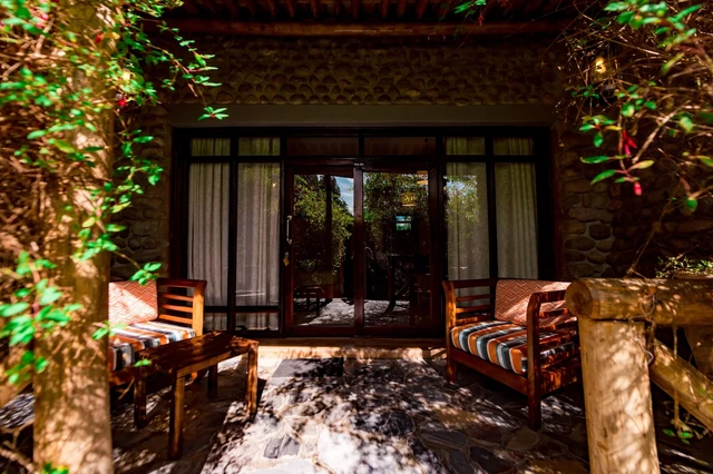Tiloreza Volcanoes Ecolodge · 露台与景观