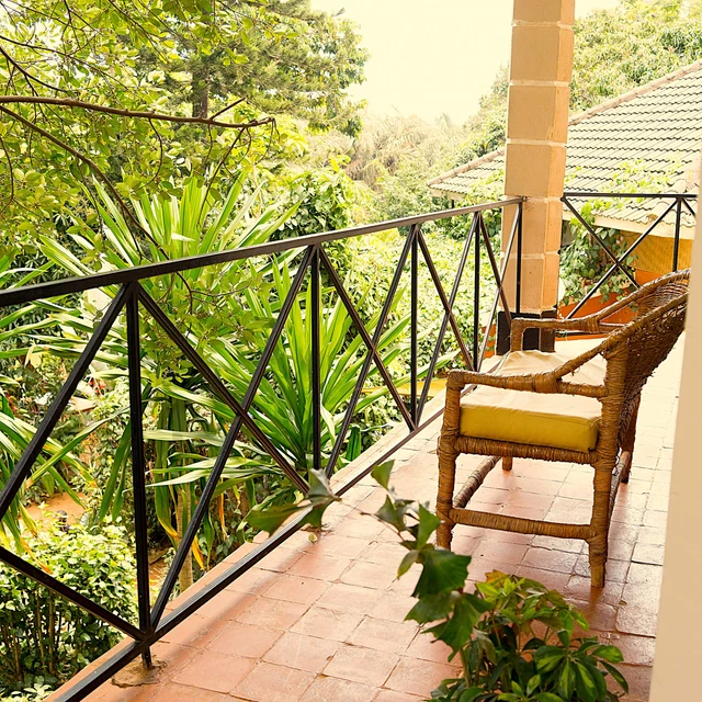 ViaVia Entebbe Guesthouse · 露台与景观
