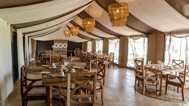 The Singing Grass Bush Camp · 餐厅与用餐环境