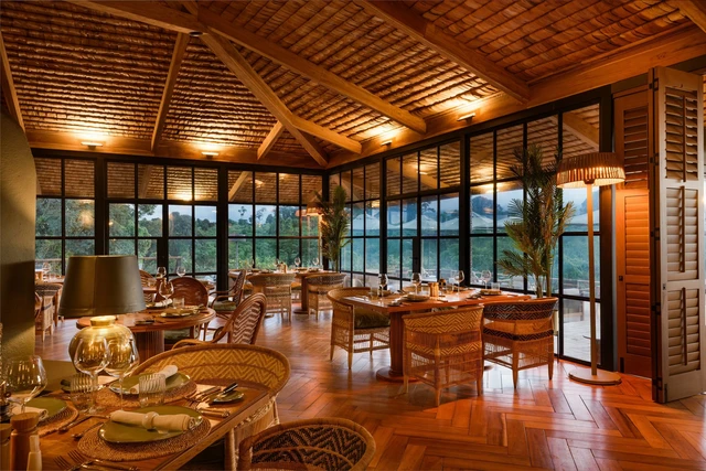 Laba Ngorongoro Crater Lodge · 餐厅与用餐环境