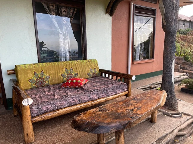 Rafiki Lodge Sipi · 露台与景观