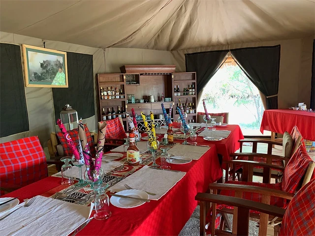 kaboso safari camp · 餐厅与用餐环境