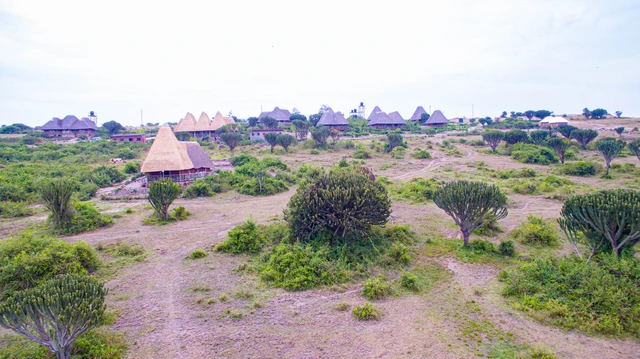 Lake Munyanyange Caves Lodge · 外观与环境