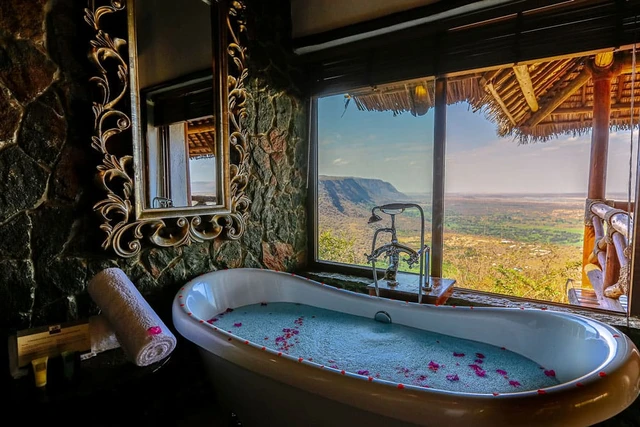 Lake Manyara Kilimamoja Lodge · 浴室