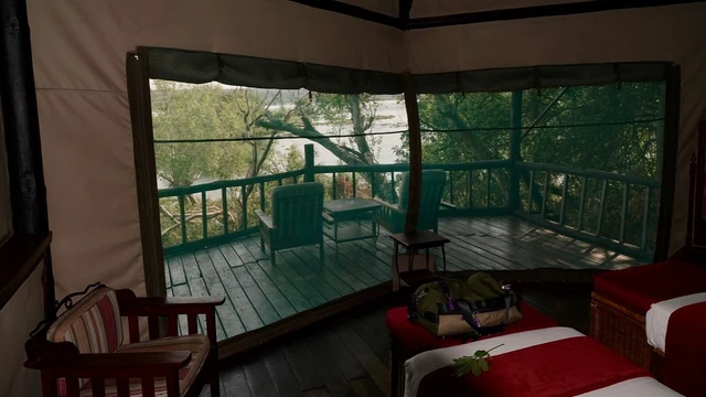 Tintswalo Siankaba Camp · 露台与景观