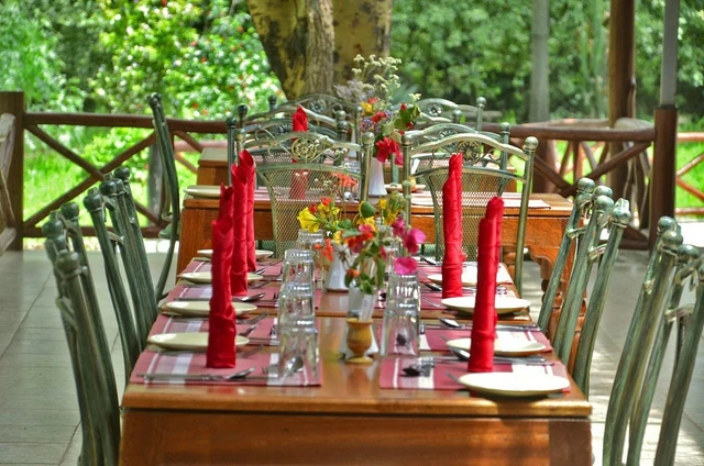 Lake Naivasha Crescent Camp · 餐厅与用餐环境