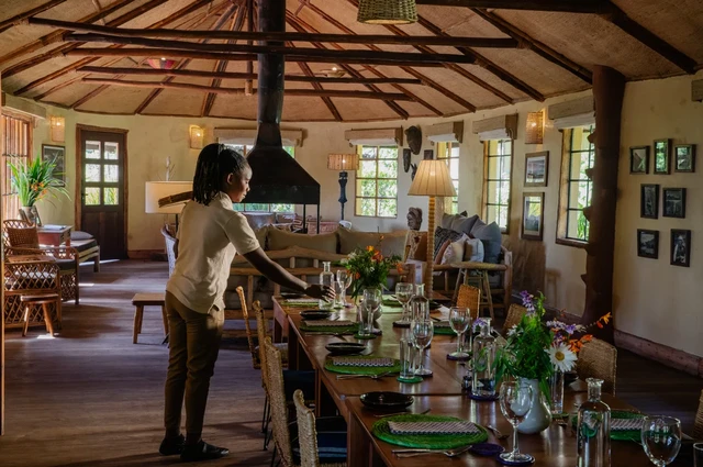 Mount Gahinga Lodge · 餐厅与用餐环境
