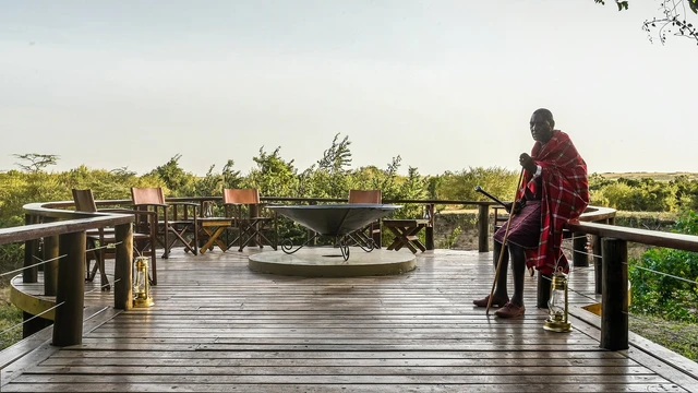 Ilkeliani Camp · 露台与景观