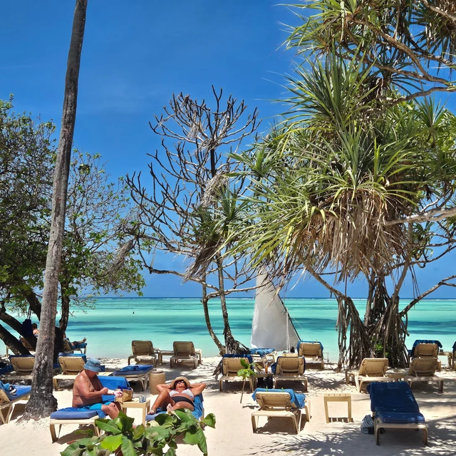 Neptune Pwani Beach Resort & Spa · 露台与景观