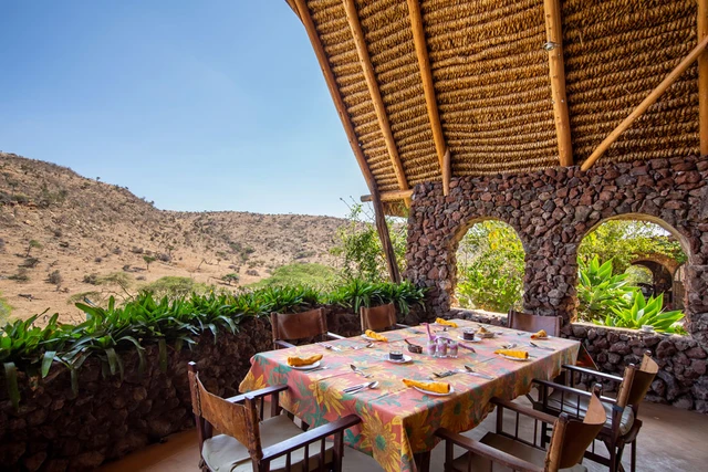 Lewa Wilderness Lodge · 餐厅与用餐环境