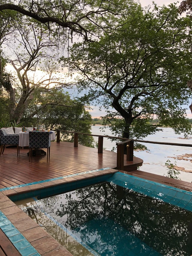 Tongabezi Lodge · 泳池